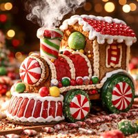 Candy Christmas Train