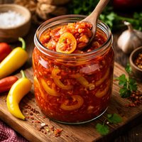 Canned Banana Peppers in Red Sauce
