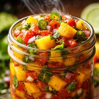 Canned Mango Lime Salsa