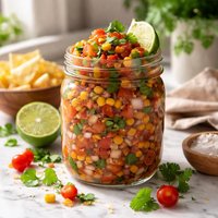Canned the Summer in a Salsa