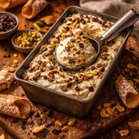 Cannoli Ice Cream No Ice Cream Maker Needed