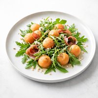 Cantaloupe Arugula Salad