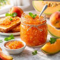 Cantaloupe Peach Jam