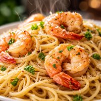 Capellini Al Gamberetti Angel Hair Pasta with Shrimp