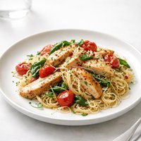 Capellini Alla Campagnola Rustic Angel Hair Pasta Chicken
