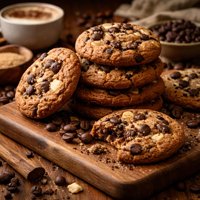 Cappuccino Double Chocolate Chip Cookies