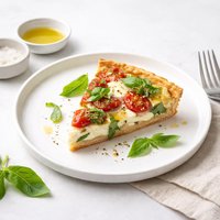 Caprese Quiche