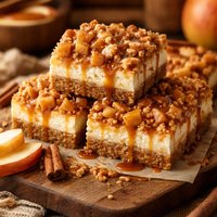 Caramel Apple Cheesecake Bars