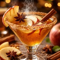 Caramel Apple Cider Martini