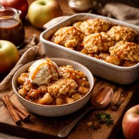 Caramel Apple Cobbler