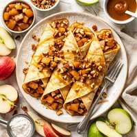 Caramel Apple Crepes