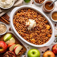 Caramel Apple Crisp