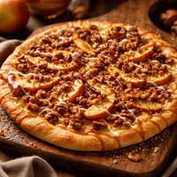 Caramel Apple Dessert Pizza