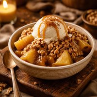 Caramel Apple in a Bowl