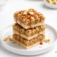 Caramel Apple Streusel Bars