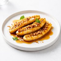 Caramel Bananas with Maple Syrup