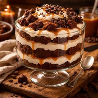 Caramel Brownie Cheesecake Trifle