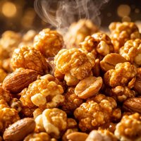 Caramel Corn with Peanuts