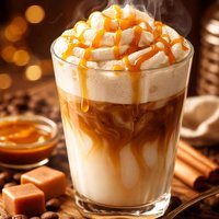 Caramel Cream Macchiato Coffee