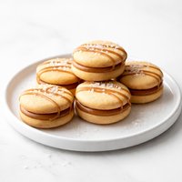Caramel Cream Sandwich Cookies