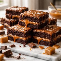 Caramel Filled Brownies