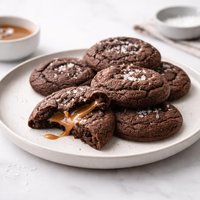 Caramel Filled Chocolate Cookies