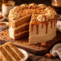 Caramel Latte Cake