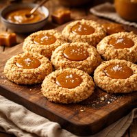 Caramel Thumbprint Cookies