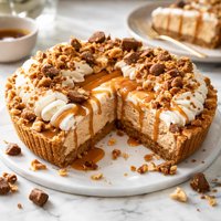 Caramel Toffee Ice Cream Pie