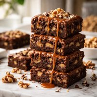Caramel Walnut Brownies