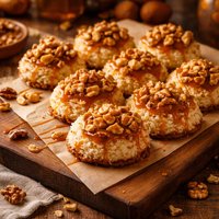 Caramel Walnut Macaroons