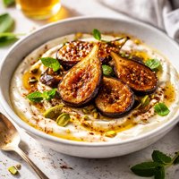 Caramelised Figs with Spiced Yoghurt