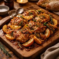 Caramelized Apple and Chicken Saute