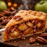Caramelized Apple Pecan Pie