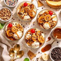 Caramelized Banana Sundaes