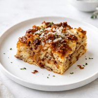 Caramelized Onion Gruyere Bread Pudding