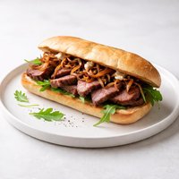 Caramelized Onion Steak Sandwich