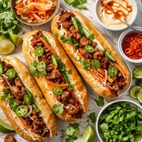 Caramelized Pork Banh Mi