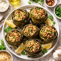 Carciofi Ripieni Stuffed Artichokes
