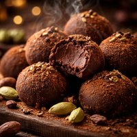 Cardamom Cacao Truffles