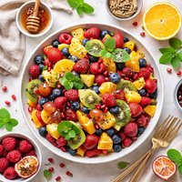 Cardamom Flavored Fruit Salad Salatat Al Fawaakih