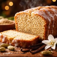 Cardamom Vanilla Pound Cake