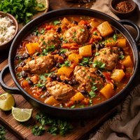 Caribbean Chicken and Squash Stew