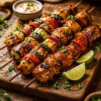 Caribbean Chicken Kabobs