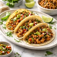 Caribbean Chicken Picadillo in Tortillas