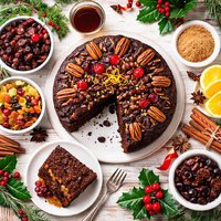 Caribbean Christmas Cake Known As Black Cake