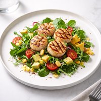 Caribbean Grilled Scallop Salad