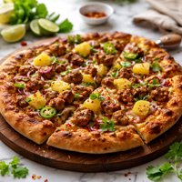 Caribbean Jerk Pineapple Pizza