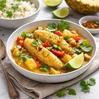Caribbean Mini Banana and Pineapple Curry