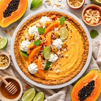 Caribbean Papaya Pie
